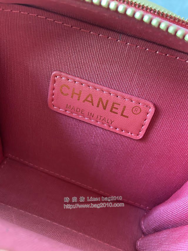 Chanel女包 香奈兒專櫃最新款小號化妝包 Chanel手提肩背斜挎包 S2178  djc4070